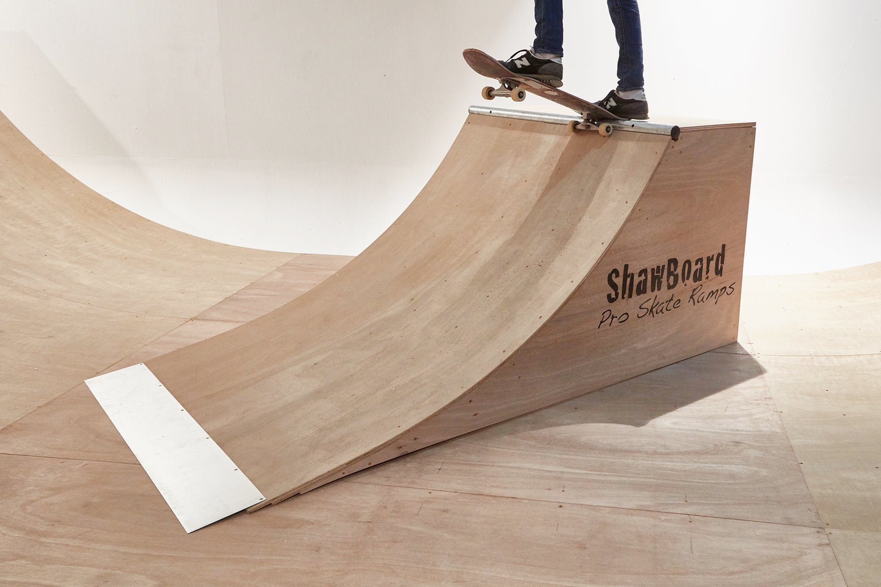 Quarter Ramp Quarter Pipe - 3’ High x 6’ Wide – SB Skate Ramps