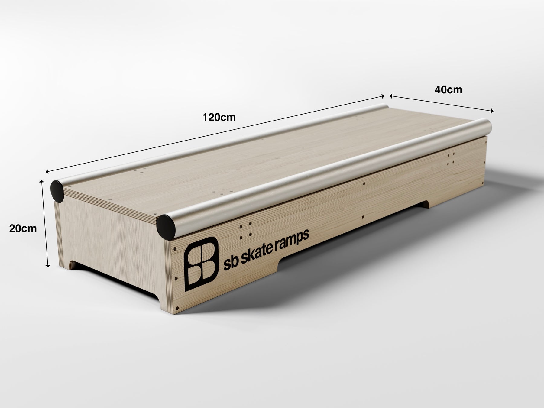 Grind Box Lab Grind Box - 8″ high x 16″ wide x 4′ long – SB Skate Ramps