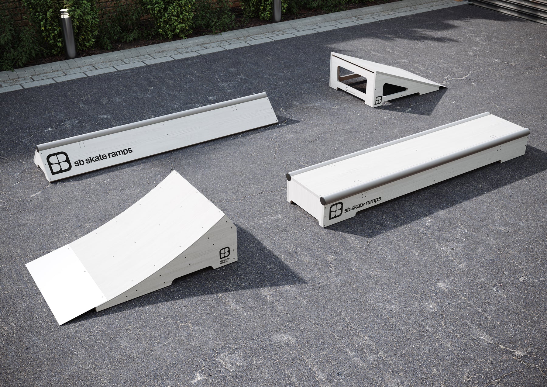 Kicker Ramp - 12″ high x 2′ wide x 3′ long – SB Skate Ramps